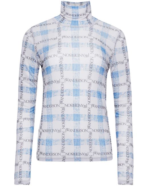 J.W. Anderson Blue Turtleneck Underpinning