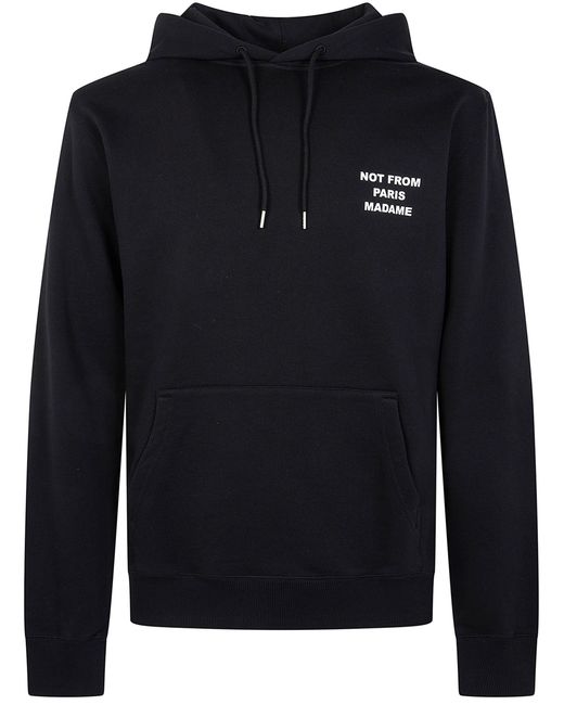 Drole de Monsieur Black Sweatshirt Bold Slogan "Bold Slogan" for men