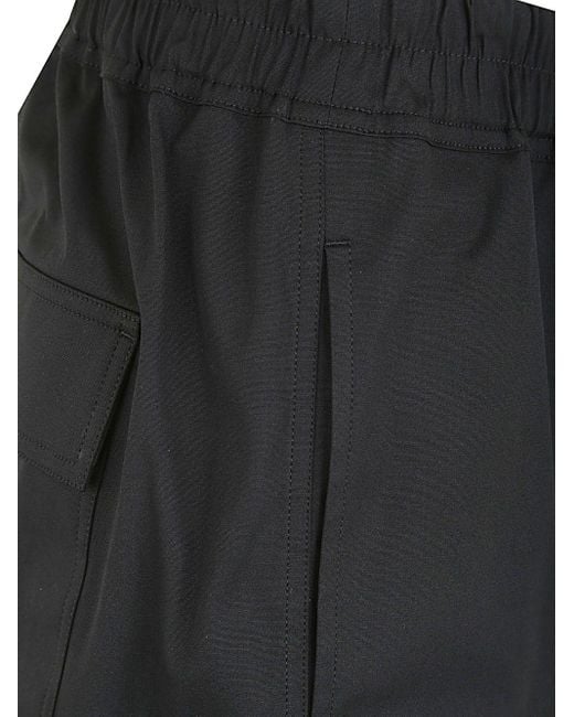 Rick Owens Black Cargo Pods Shorts Clothing for men