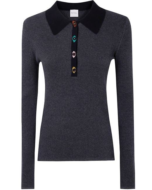 Maglia A Maniche Lunghe di Paul Smith in Blue