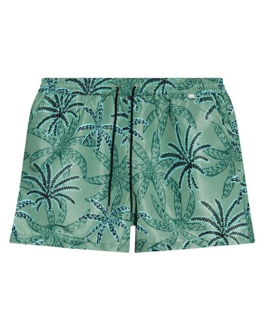 Paul Smith Green Swim Short Palms for men