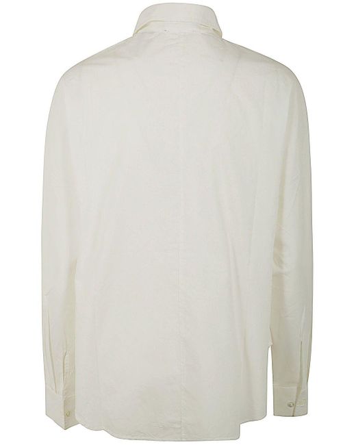 Essentiel Antwerp White Fresh Embellished Shirt