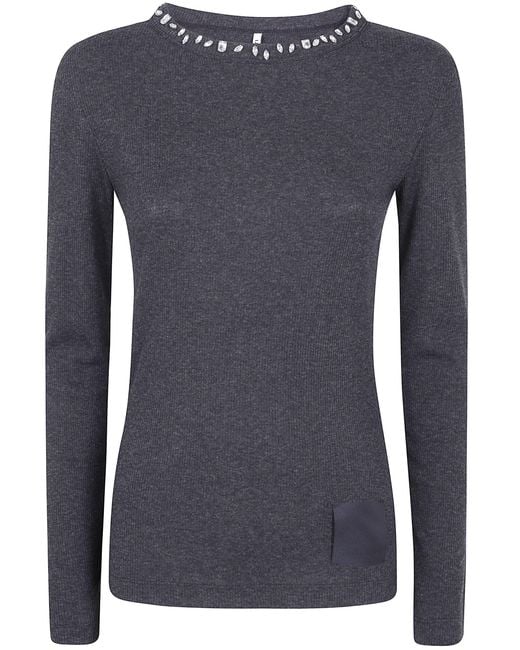 Liviana Conti Blue "Swami" T-Shirt