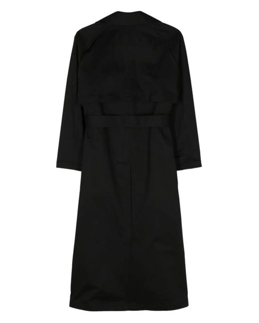 Theory Black Wrap Trench