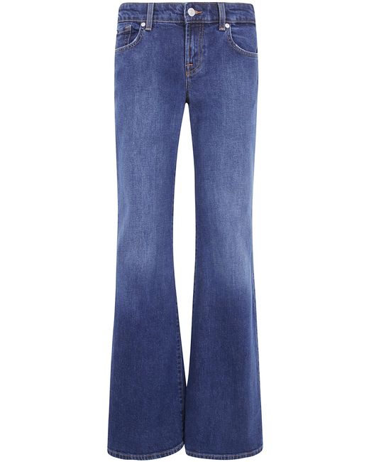 7 For All Mankind Blue Jeans Low Flare "Low Flare"