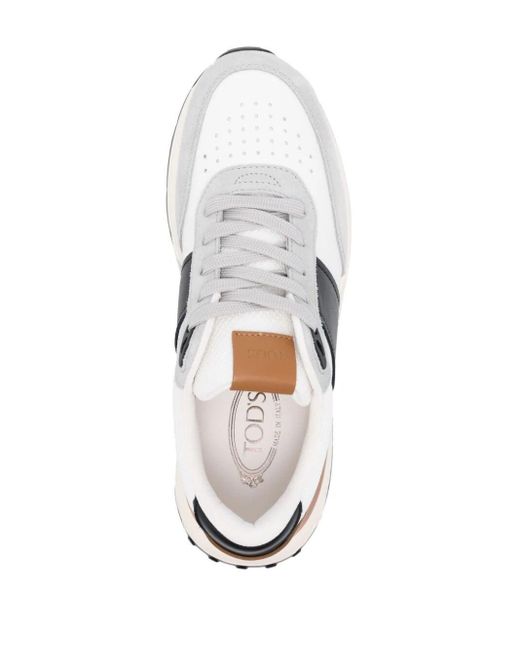 Tod's White Reversed Sneaker Shoes for men