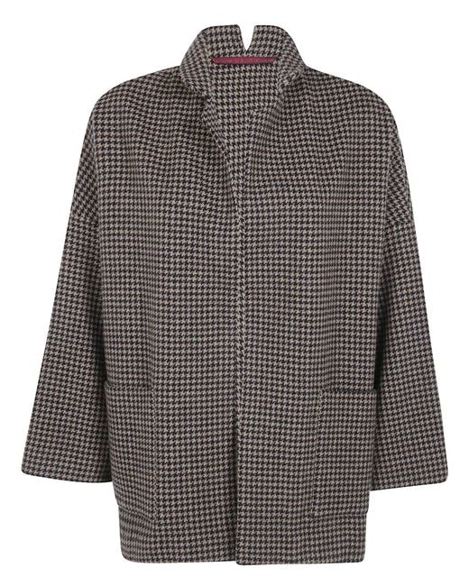 Daniela Gregis Gray Jacket Pied De Poule "Gladiolo"