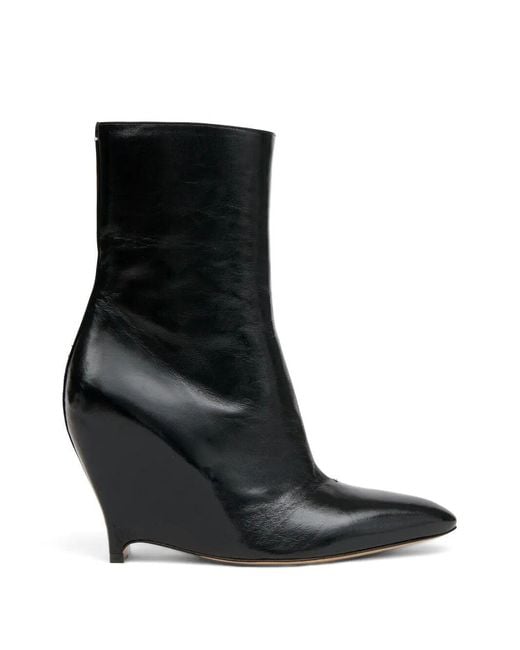 Maison Margiela Black Boots Heel-Less Ankle "H80"