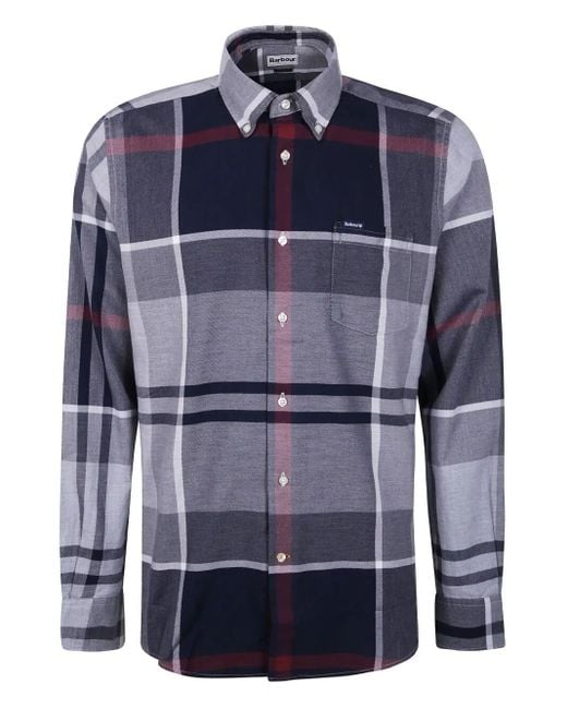 Barbour Blue "Dunoon Taillored" Shirt for men