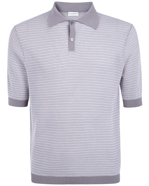 Ballantyne Gray Bicolor Polo Shirt for men