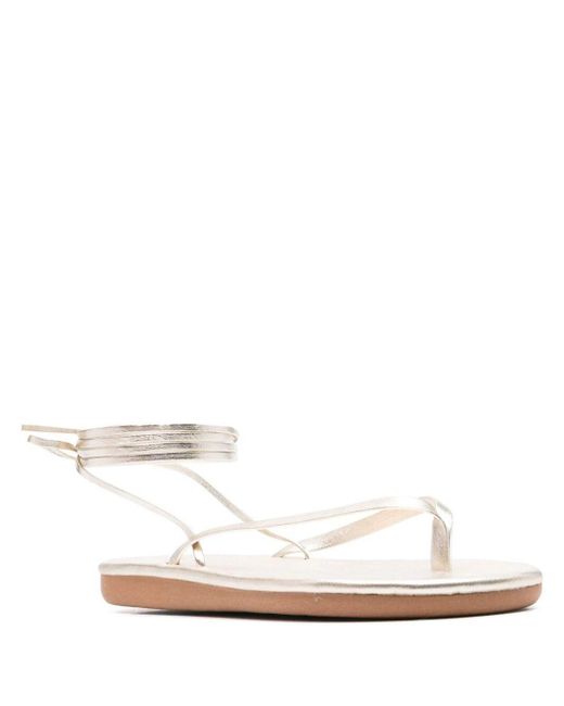 Ancient Greek Sandals Sahara Flip Flop Sandal Shoes in White | Lyst