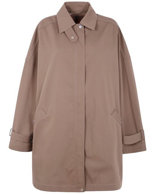 Totême Brown Oversized Trench Jacket