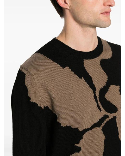 Paul Smith Black Crew Neck Sweater for men