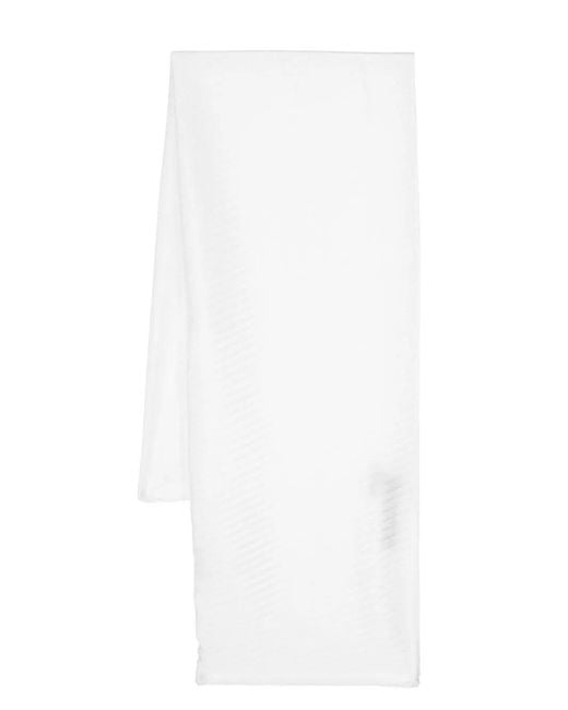 Emporio Armani White Scarf Warm
