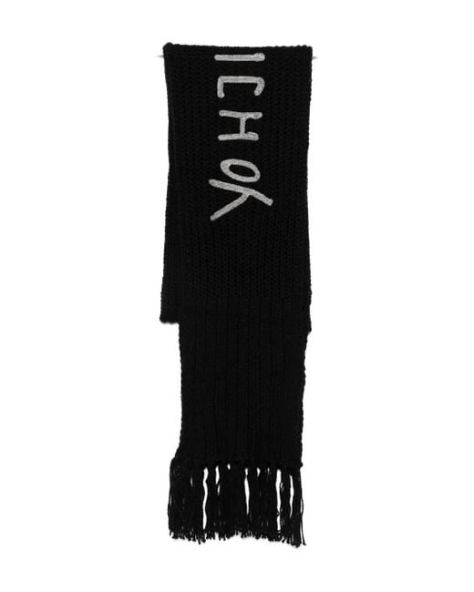 Y-3 Black "Y-3 Chuck" Scarf