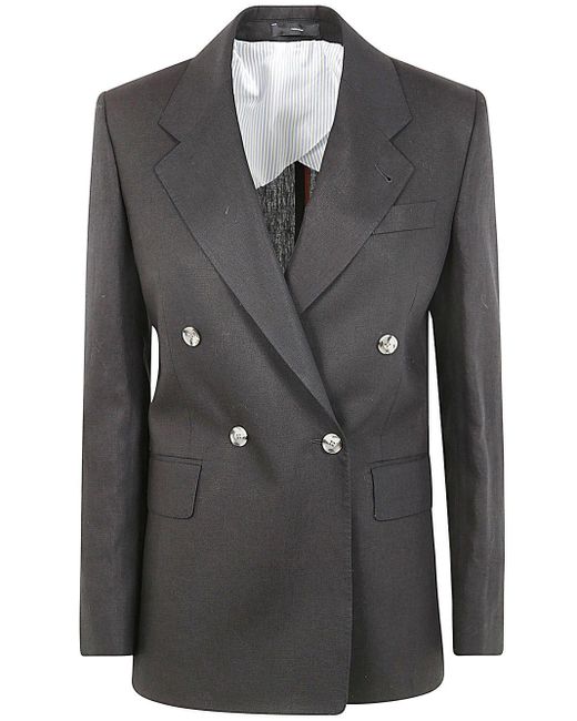 Paul Smith Black Double Breasted Jacket