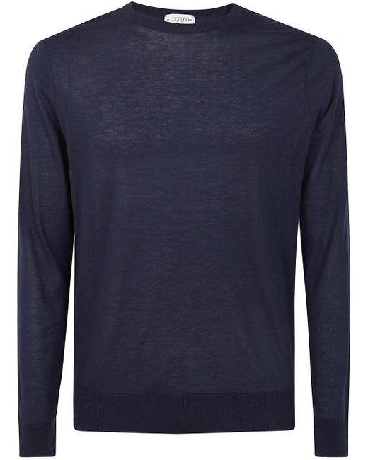 Ballantyne Blue R Neck Pullover for men