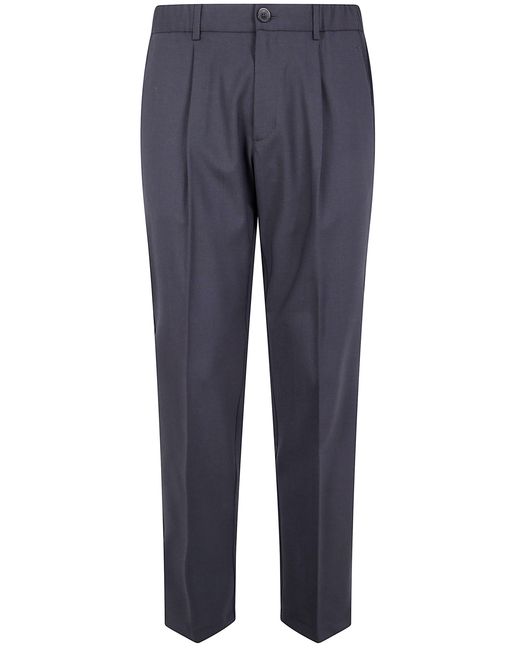 Herno Blue "Regular Fit" Trousers for men