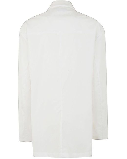 Dries Van Noten White 01440 Caplan 8329 M.w.shirt Clothing for men
