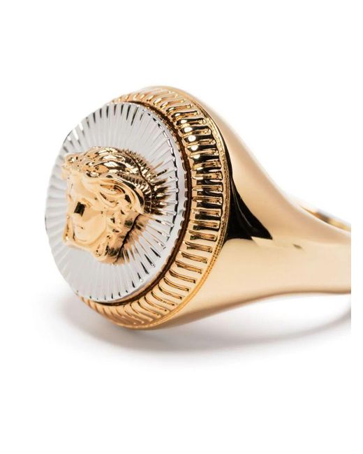 Versace Metallic Medusa Biggie Ring