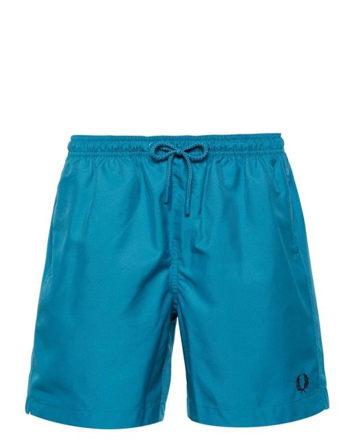 Fred Perry Blue Fp Classic Swimshort Clothing for men
