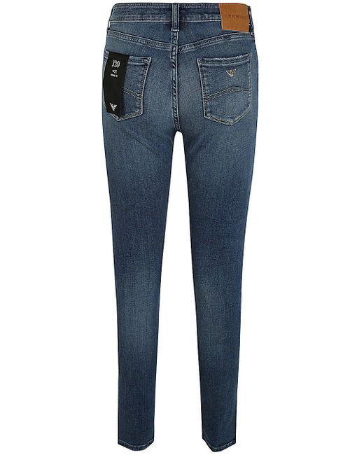 Emporio Armani Blue Skinny Jeans