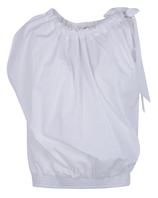 Essentiel Antwerp Women's Blue Jaylah Smocked Top