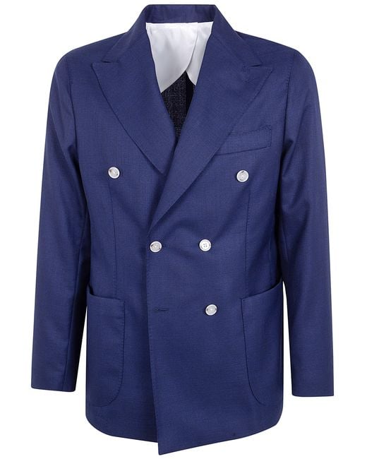 Barba Napoli Blue Bactive Double Opsak Jacket for men