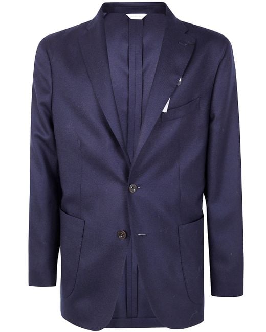 Boglioli Blue Jacket for men
