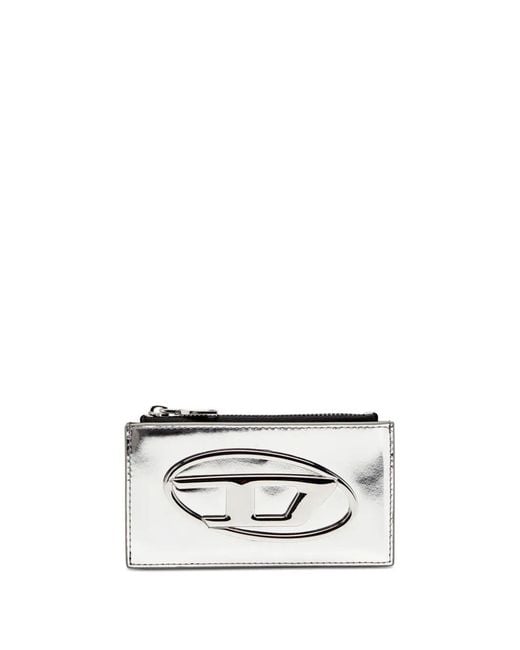 DIESEL White Card Holder "1Dr Card Holder Iii"