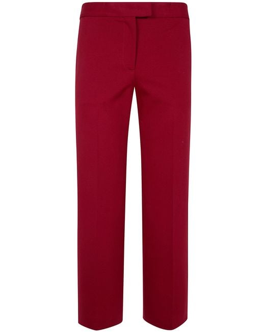 Liviana Conti Red Pants Viscose "Jeremy"