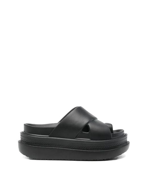 Sacai Black Foam Multiple Sole Sandals