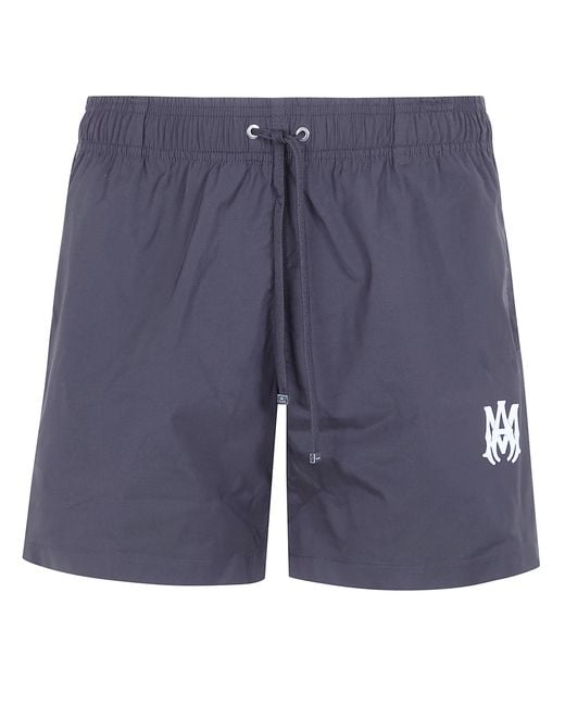 Amiri Black "Ma Core Logo" Swim Trunk for men
