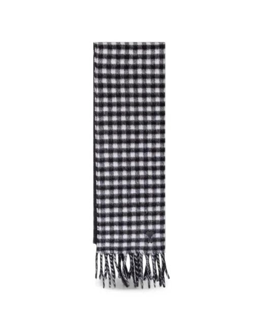 AMI White Scarf "Echarpe Ami De Coeur"