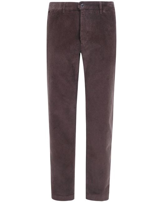 Incotex Purple Chino Pants Classic Regular "Classic Regular Chino" for men