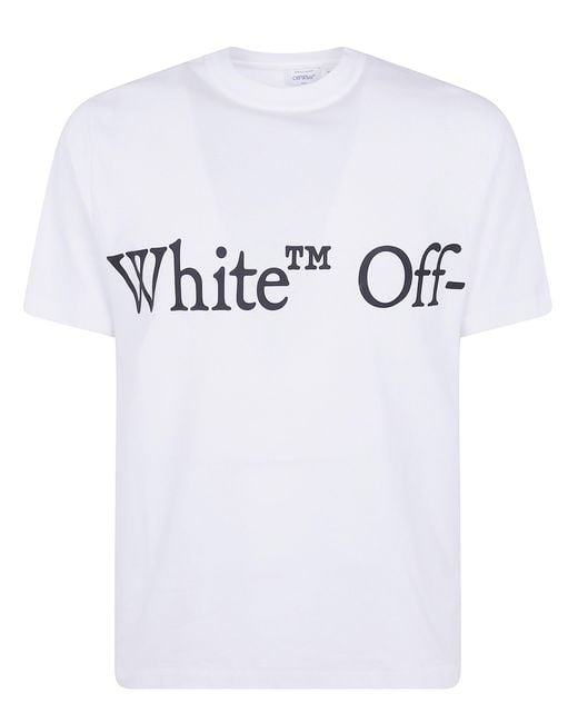 Off-White c/o Virgil Abloh White T-Shirt Short Sleeves "Bookish Scarf Regular"