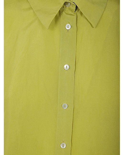 Antonelli Green Bassano Short Sleeves Oversized Shirt