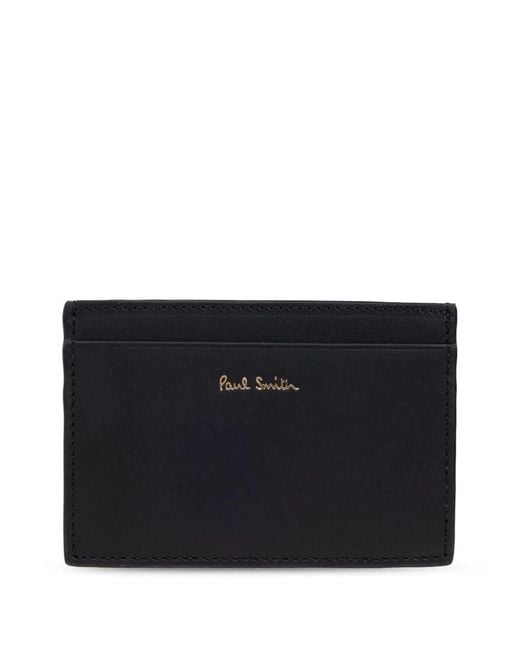 Portacarte A Righe di Paul Smith in Black da Uomo