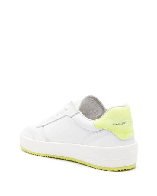 Philippe Model White Nice Low Sneakers Shoes for men