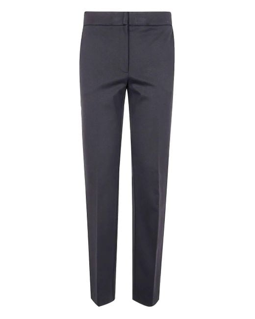 Pantaloni A Gamba Larga di Twinset in Blue