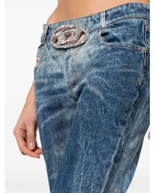 DIESEL Blue Bootcut Flared Denim Jeans