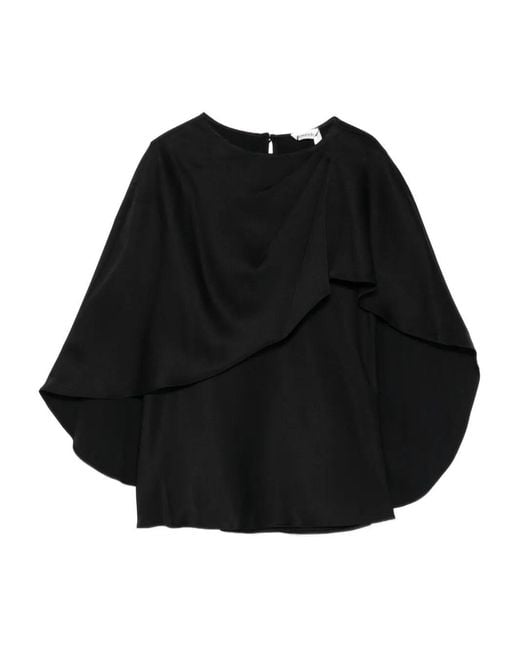 Jonathan Simkhai Black "Eliora" Cape Top