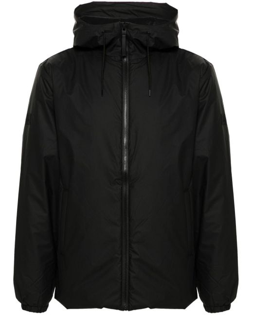 Rains Black Lohja Jacket Rain-coat for men