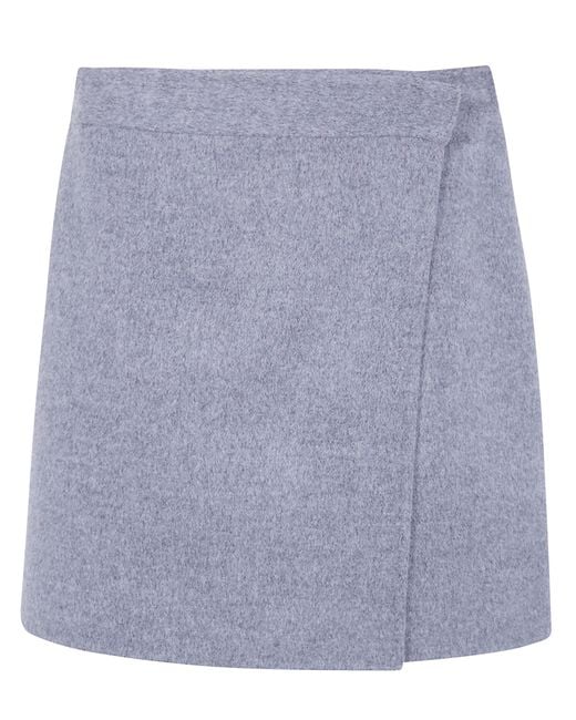 Semicouture Blue Skirt Double Layers "June"