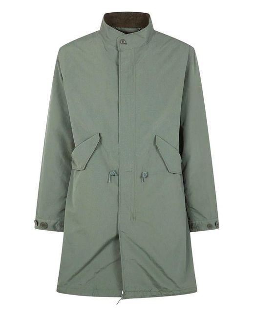 Snow Peak Green "Takibi Ripstop" Adjustable Jacket for men