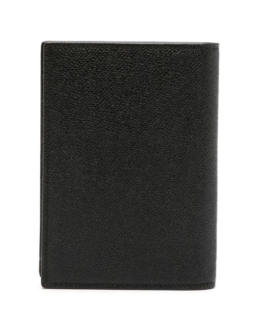Tom Ford Black Bi-fold Leather Wallet for men