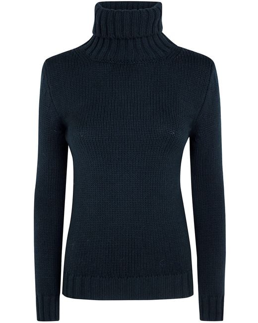 Base London Blue Sweater Turtle Neck "B8565"