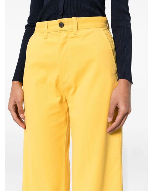 Polo Ralph Lauren Yellow Straight-leg Trousers