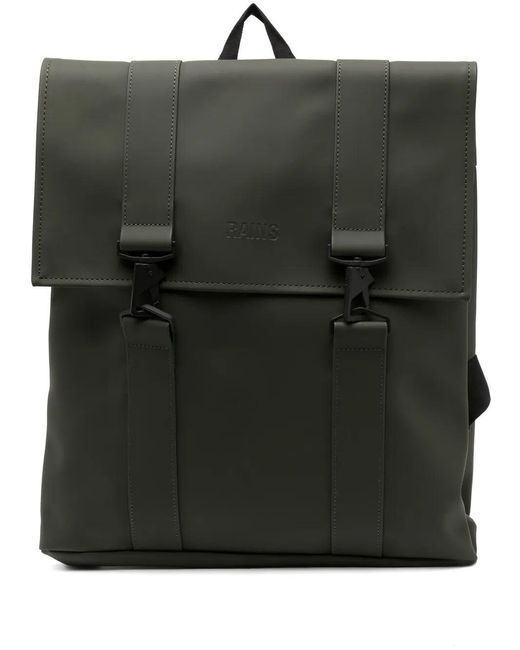 Rains Black Msn Backpack Bag