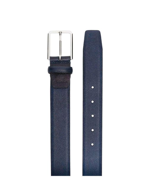 Santoni Blue Belts: Regular Belt for men